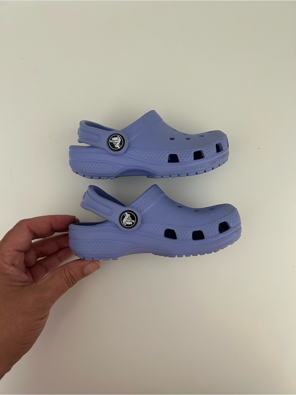 💜Crocs Classic Lightweight Clog/Water Shoes - Lavender Size 8 toddler - Picture 3 of 6
